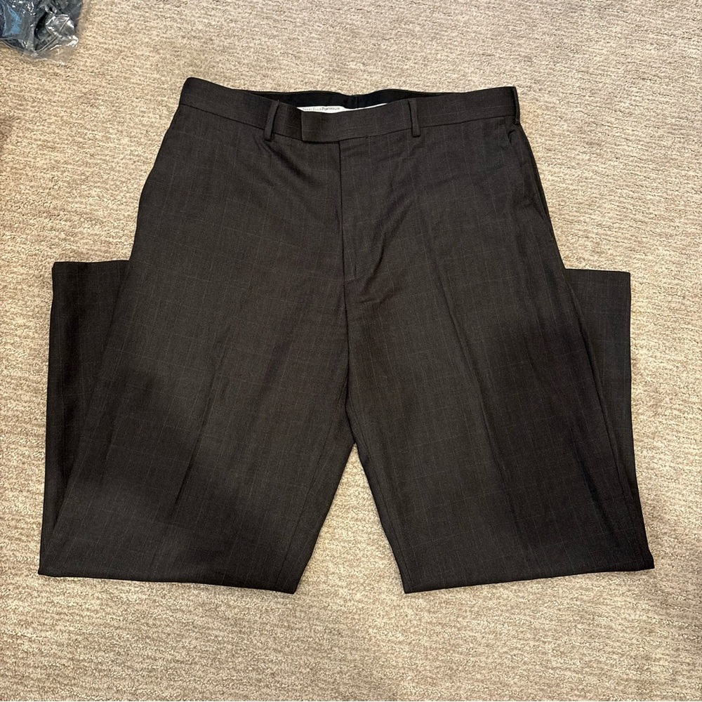 Perry Ellis Men's Black Dress Pants